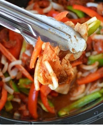 Crockpot Chicken Fajitas