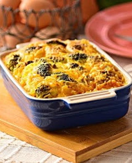Broccoli Cheddar Breakfast Bake