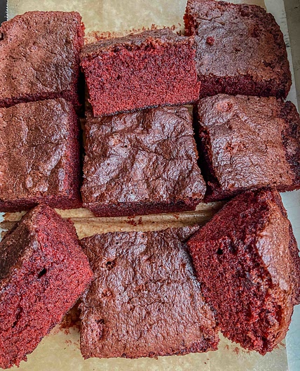 Red velvet brownie 