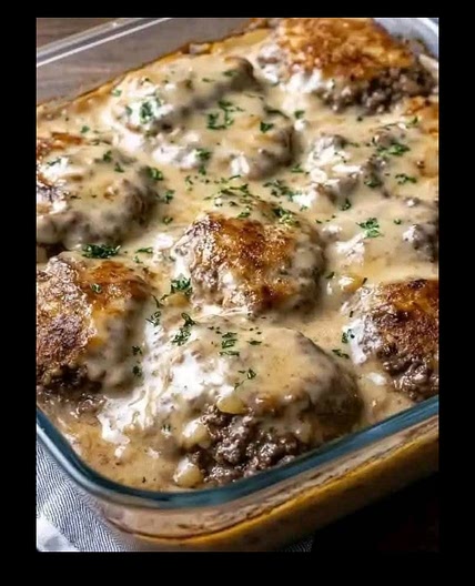Hamburger steak bake