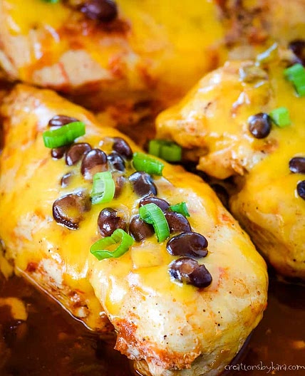 Black Bean Salsa Chicken