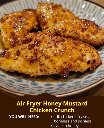 Air Fryer Honey Mustard Chicken Crunch