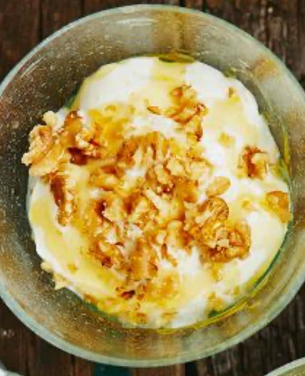 Yoghurt - walnoten + gember, kurkuma honing