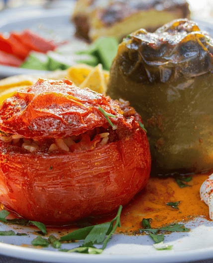 Greek Style Stuffed Vegetables