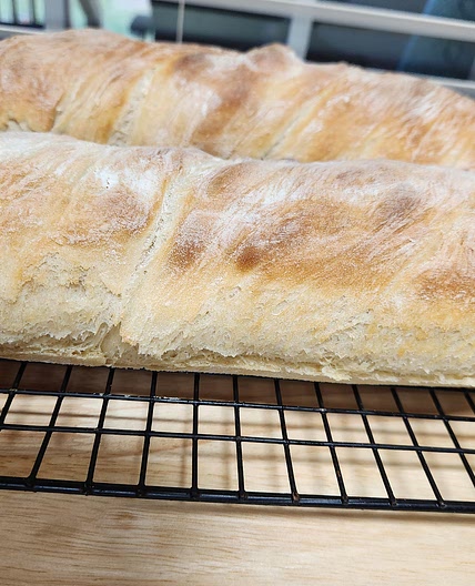 No Knead Baguettes
