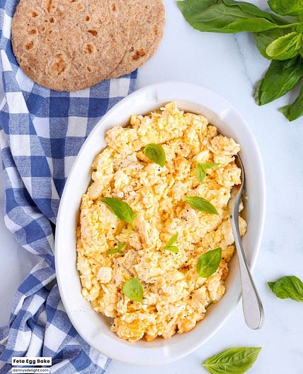 Feta Egg Bake