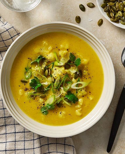 Blomkålssoppa med curry