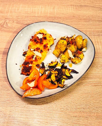 Filet de pangasius en croûte au chorizo