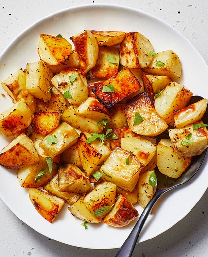 Greek-Style Lemon Potatoes (Patates Riganates)