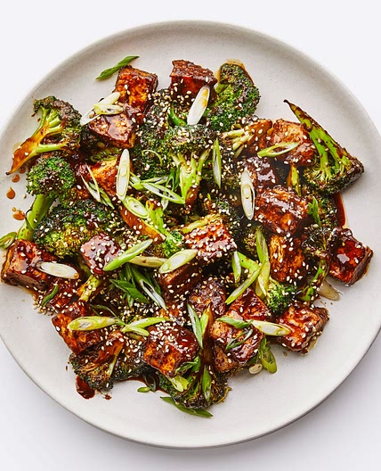 Sesame Tofu With Broccoli