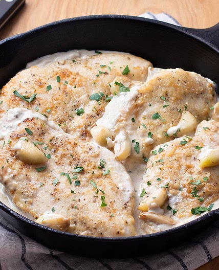 Creamy Garlic Chicken Recipe