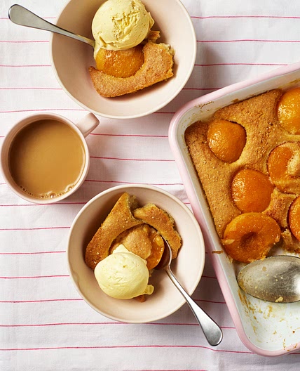 Air Fryer Peach Cobbler