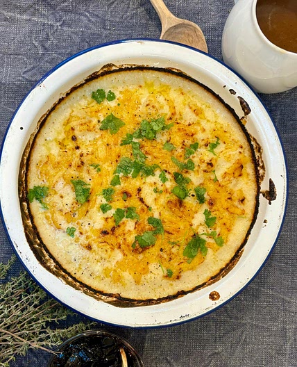 Air Fryer Cauliflower Cheese