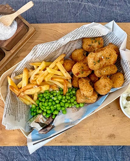 Air Fryer Breaded Scampi