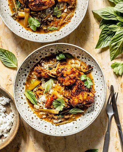 Tangy Thai Braised Chicken