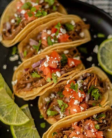 Crock pot Carne Asada Street Tacos