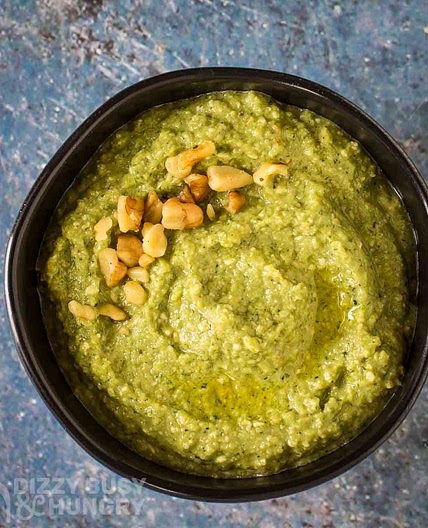 Easy Creamy Zucchini Pesto (without pine nuts)