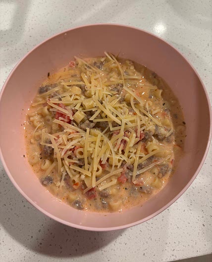 Sausage Parmesan Ditalini Pasta 