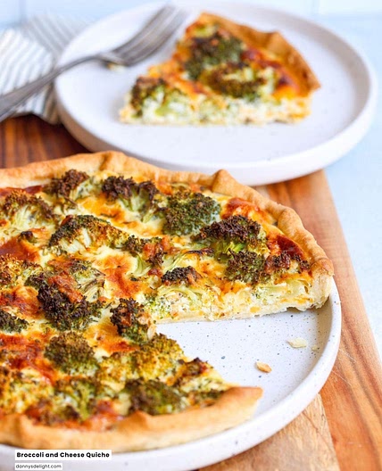 Broccoli and Cheese Quiche
