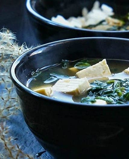 Spinach and Tofu Soup