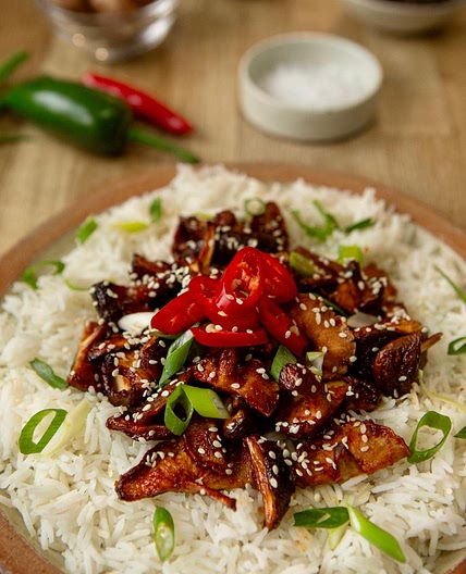 Air Fryer Shiitake Mushrooms