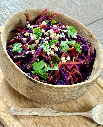 Air Fryer Veg Slaw