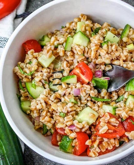 Easy Farro Summer Salad Recipe