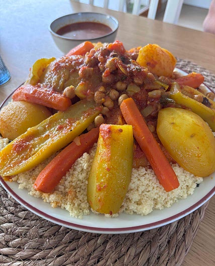 Couscous marocain aux 7 légumes