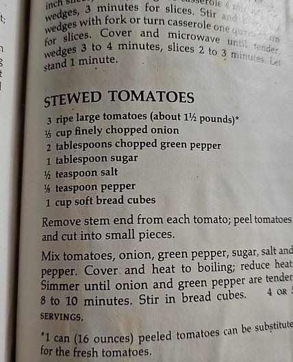 Debby Hollingshead's stewed tomatoes
