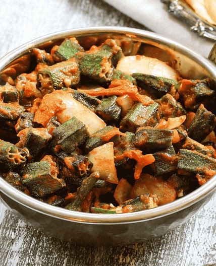 Indian Spiced Okra Stir Fry