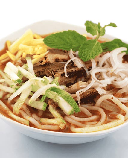 Malaysian Spicy Noodle Soup