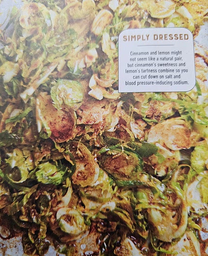 Cinnamon Spiced Brussel Sprouts