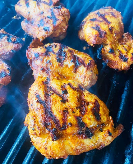 Grilled Taco Chicken Thighs