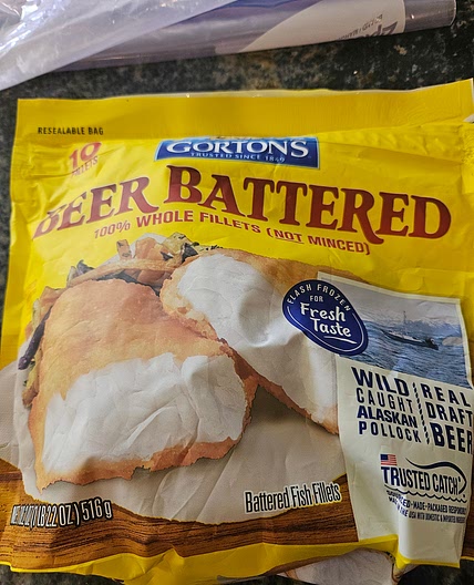 Gorton's beer battered fillets