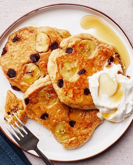 Vegan Banana-Oat Pancakes
