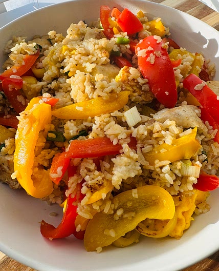 Dairy-Free & Gluten Free Chicken Fried Rice with Veggies