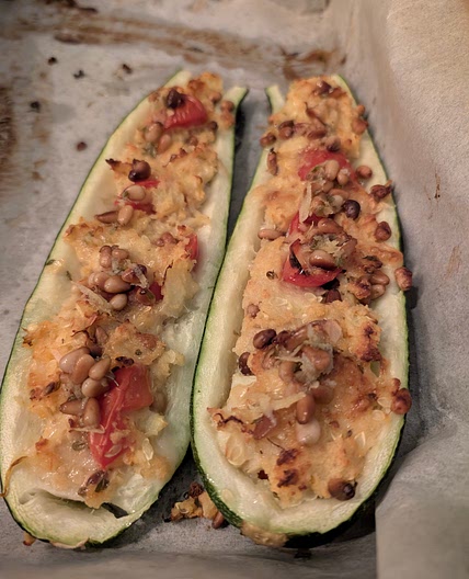 Gevulde courgette