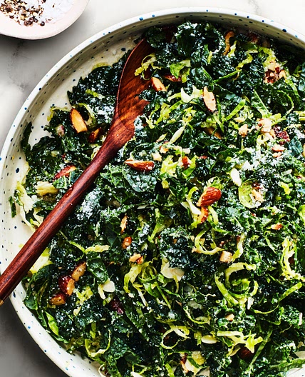 Kale and Brussels Sprout Salad