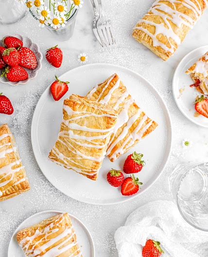 Homemade Strawberry Toaster Strudel