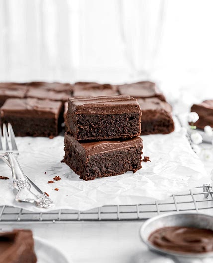 Fudgy Frosted Brownies
