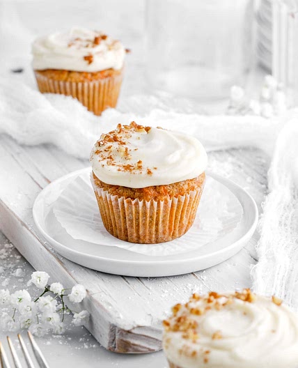 Best Carrot Cake Cupcakes (Easy + Moist!)
