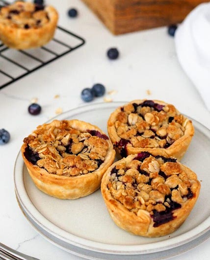 Mini Blueberry Pies