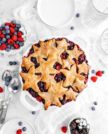 Summer Triple Berry Pandowdy