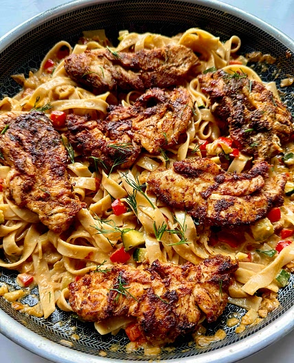 Creamy Chicken Pasta 