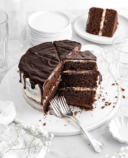 Guinness Chocolate Cake with Irish Cream Frosting