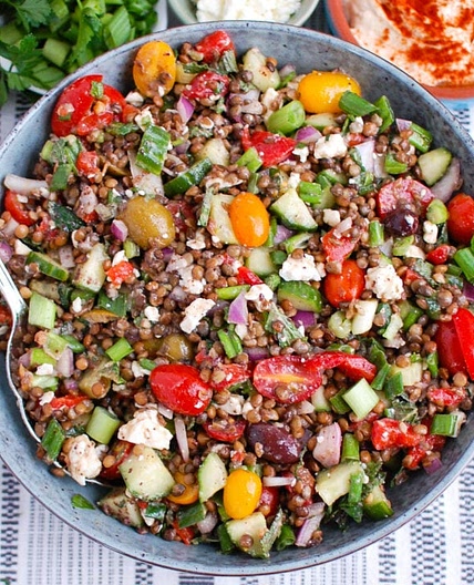 Mediterranean Lentil Salad