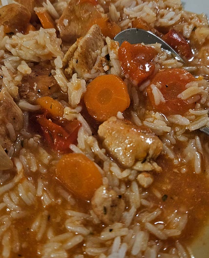 Fuck-around-&-find-out chicken goulash