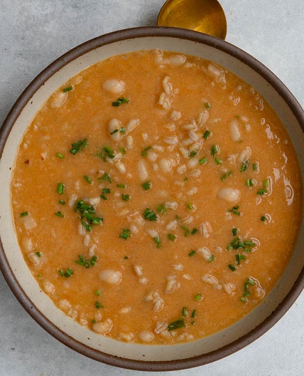 Easy Vegan Bean & Barley Soup