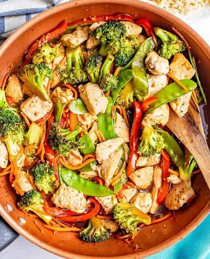 Honey Garlic Chicken Stir Fry