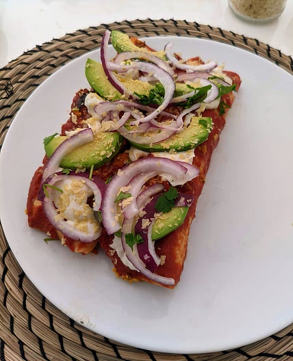 Enchiladas de Tofu Mexido